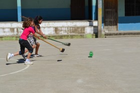 Picture: Abby at medical caravan