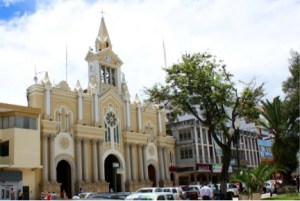 Picture:  Cathedral in Loja